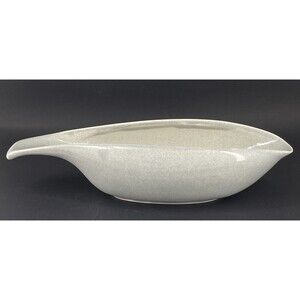 VTG Russel Wright Gravy Boat Steubenville American Modern Granite Gray MCM